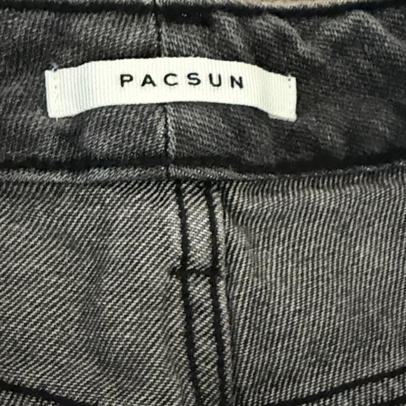 PacSun High Rise Ripped Gray Jeans - Picture 6 of 7
